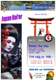 japanske koi karper kar 15 better mix 495 kr/stk