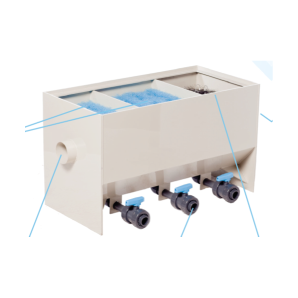 FILTRECO BIO FILTER 3-KAMMER SMALL (PUMPEFDT, GRAVITY)