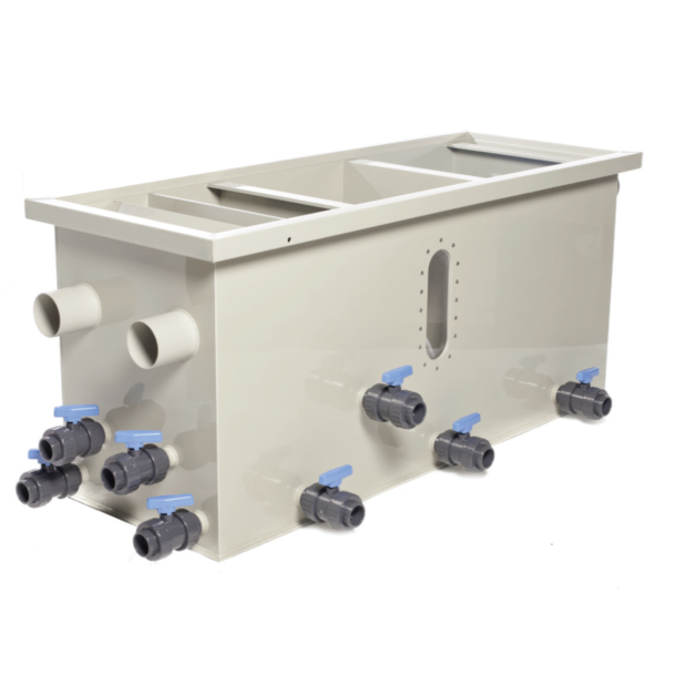 FILTRECO BIO FILTER 3-KAMMER MOVING-BED &amp; INDBYGGET SIEVE