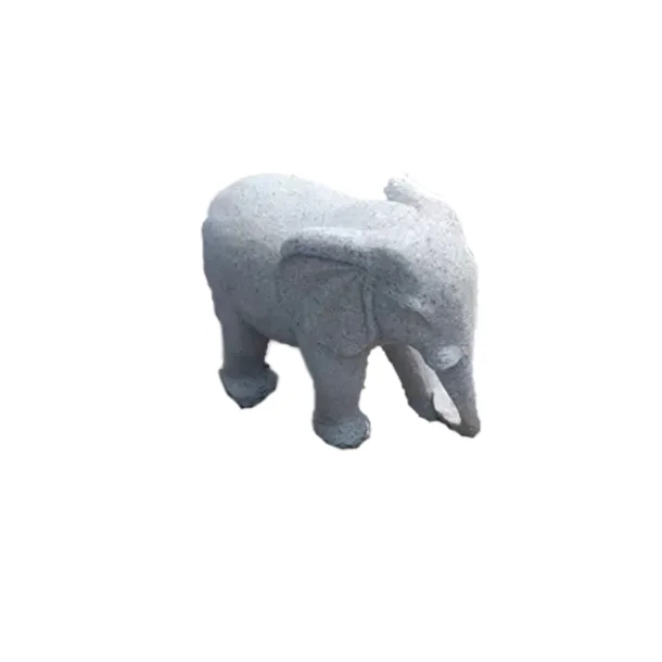 Granit elefant Zou m. fod 70 cm