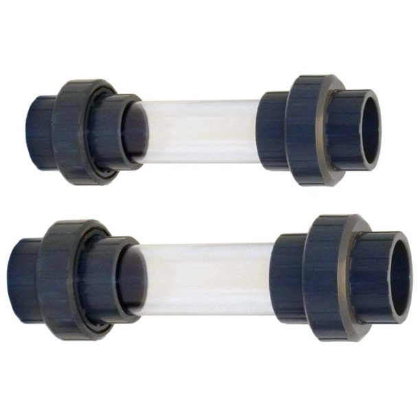 Sigteglas med 2 unioner