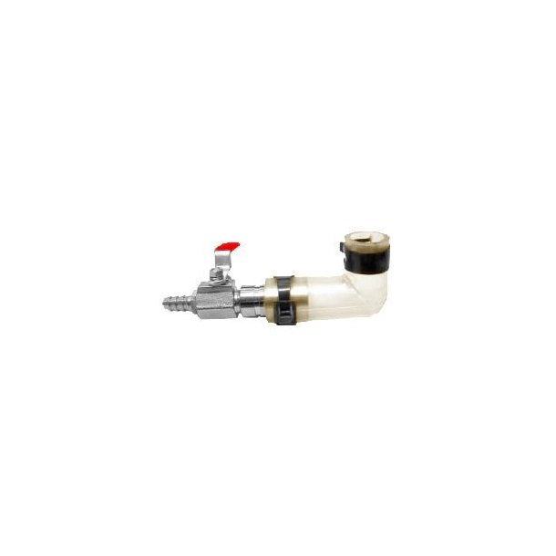 Kuglehane; one way 9mm ventil
