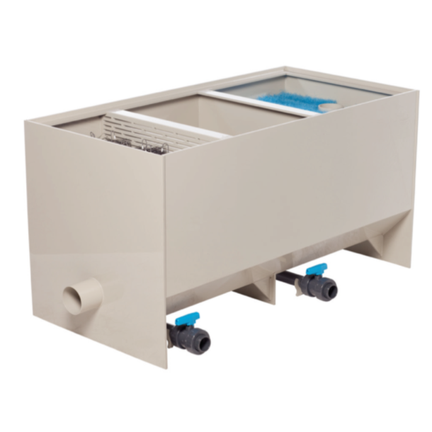 FILTRECO BIO FILTER 3-KAMMER MED MOVING-BED (PUMPEFDT, GRAVITY)