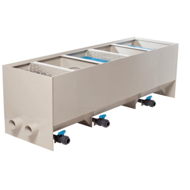 FILTRECO BIO FILTER 5-KAMMER MED MOVING BED (PUMPEFDT, GRAVITY)