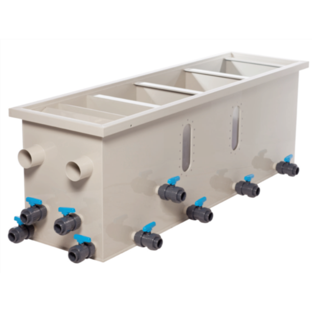 FILTRECO BIO FILTER 4-KAMMER - MOVING-BED &amp; INDBYGGET SIEVE