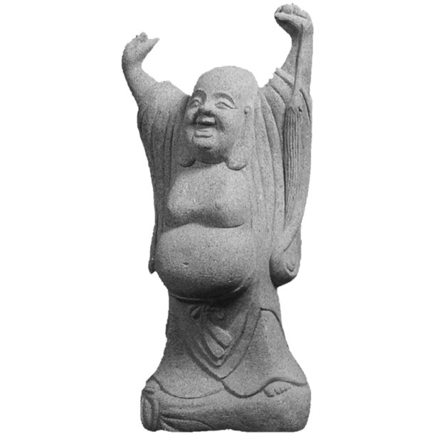 Happy Budda Hotei Hotoke i granit 