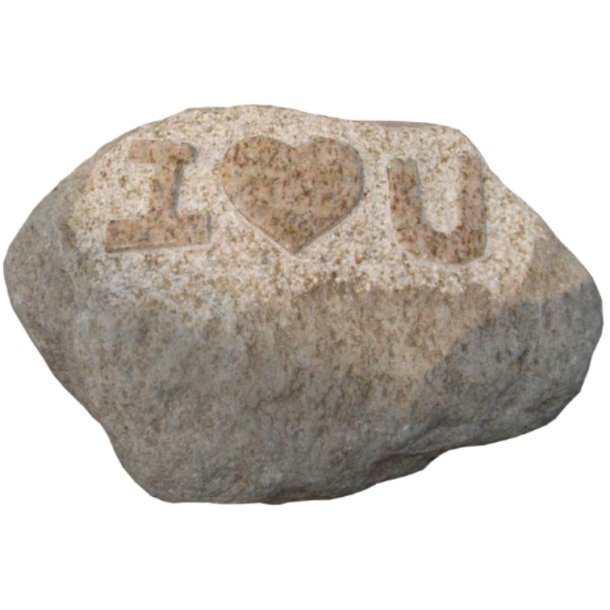 I love you Natursten mrk