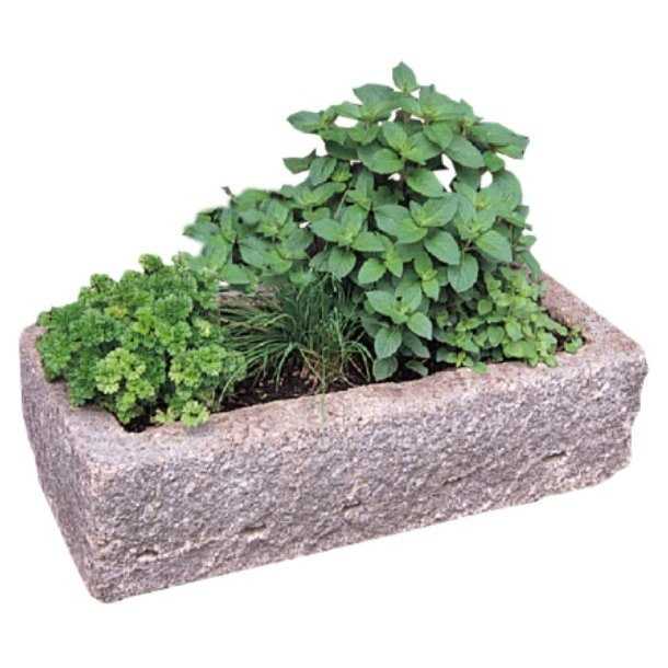 Kaiba Oke - originalt kinesisk plantetrug i granit 70x30xH20 cm