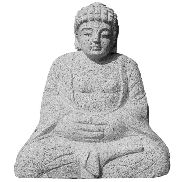 Shaka Buddha i granit H30 cm