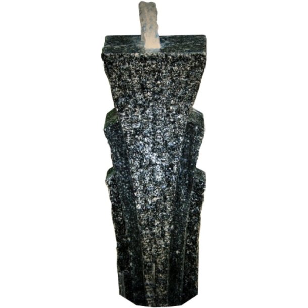 Fontne 16x13xH45 cm i mrkegr granit
