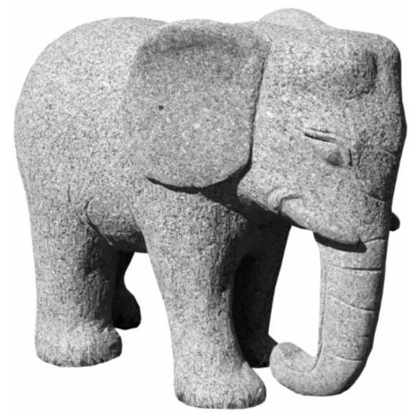Zou elefant m. fod, F: Gr - udstilling - brnehaver - Zoo L 70