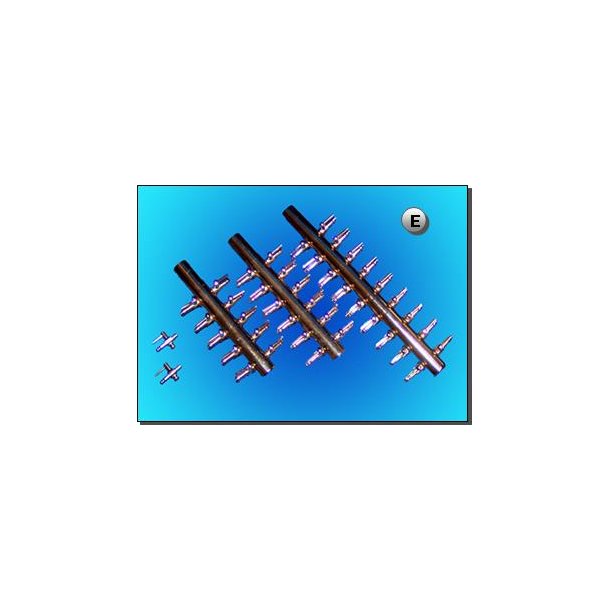 Luftfordeler til 4/6 mm luftslange