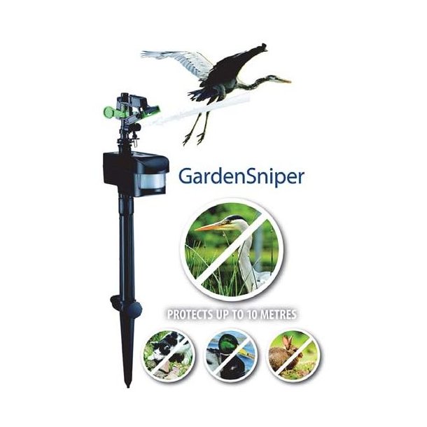 Garden Sniper m. sensor til vand