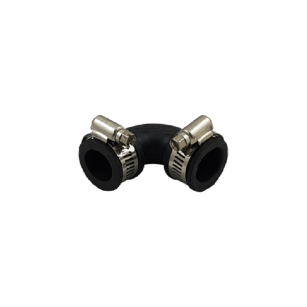Flex EPDM vinkel 90 grader fra 32 mm rr ned til 28 mm