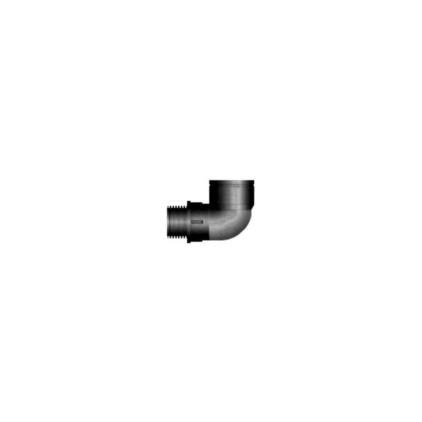 Vinkel nippel / muffe PP 