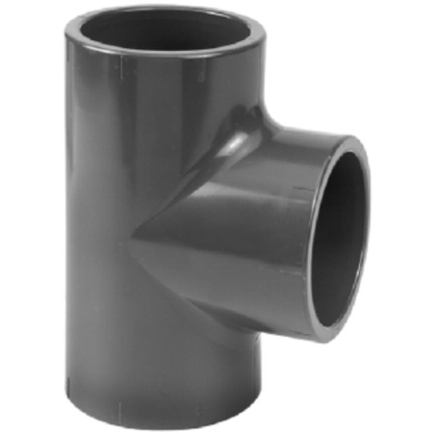 PVC T-stykke 90&ordm;