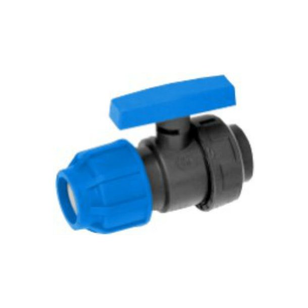 PVC Kuglehane m. lim og spndkobling