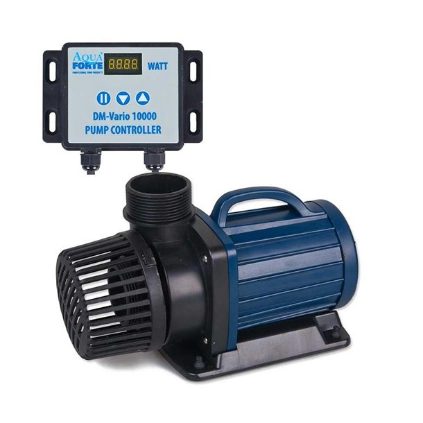 AQUAFORTE DM VARIO S regulerbare havedamspumper DM-20000 Vario S   12 - 22 m3/h     70 - 200 watt. Max hjde 7,5 m